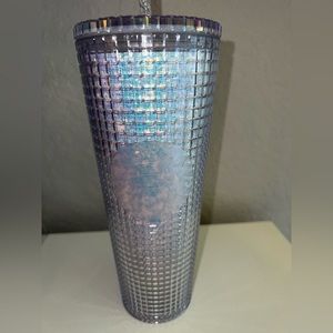 Starbucks China glitter grid tumbler
